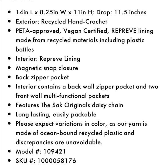 Le Sak Navy 120 Hobo bag EUC - Picture 8 of 8